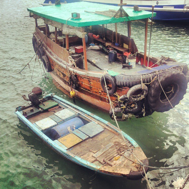 Boat and boat. #hongkong