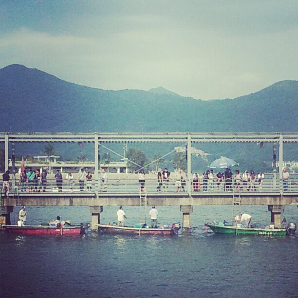 Boats in a row. #hongkong