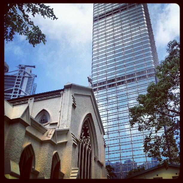 God and glass. #hongkong