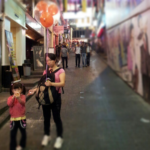 Out of place in Lan Kwai Fong. #hongkong