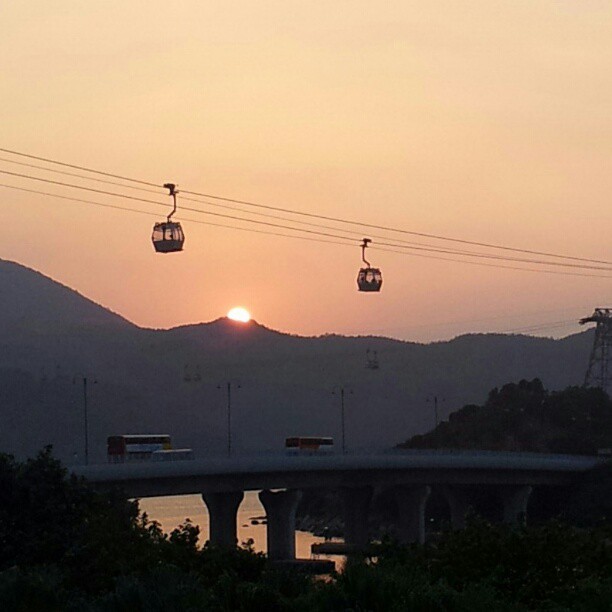 Sunset in Tung Chung. #hongkong