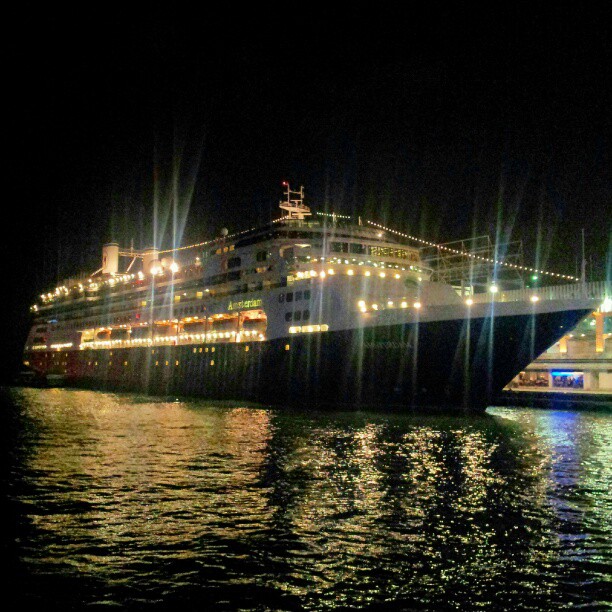 The Amsterdam, currently docked at Harbour City. #hongkong