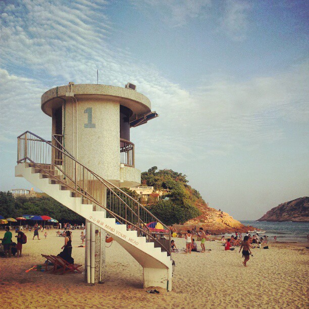 Life guard station no. 1. #hongkong