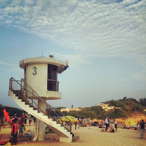 Life guard station no. 3. #hongkong