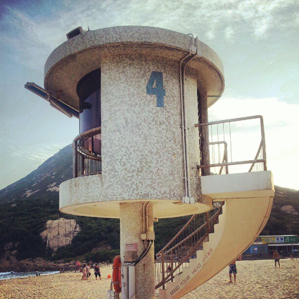 Life guard station no. 4. #hongkong