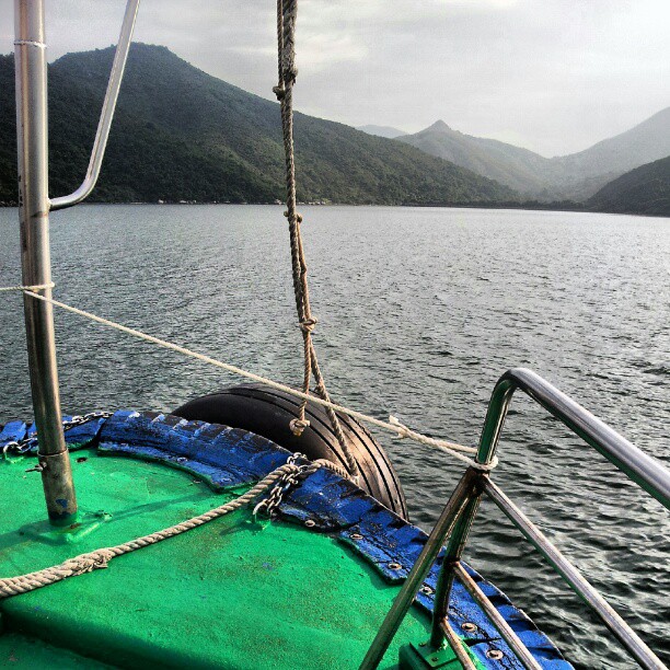 On the ferry to Tap Mun. #hongkong