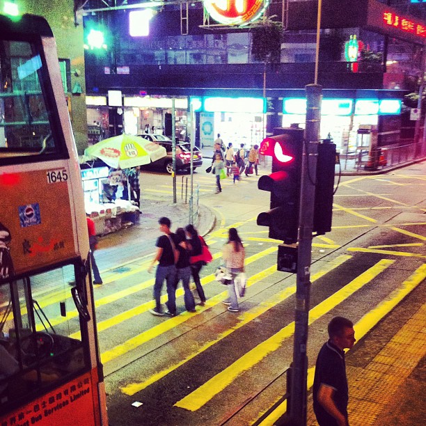 Street crossing. #hongkong