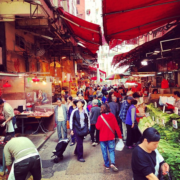 A #street #market in #hongkong. #hkig