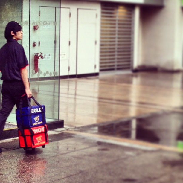 Come #rain or shine, #McDonalds delivers. #hongkong #hkig