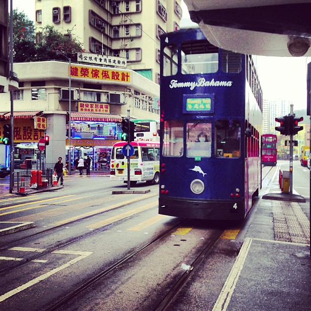 Just catching the #hongkong #tram