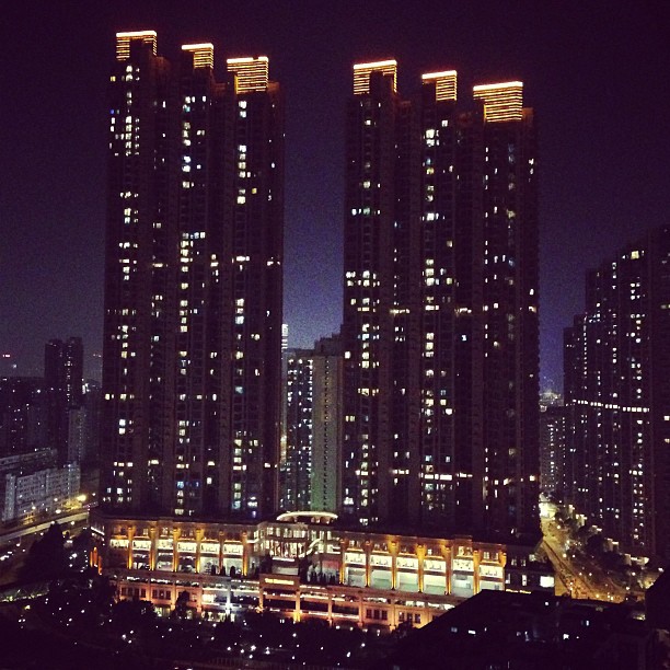 Stunning #night view of The Hemitage #hongkong. #hkig