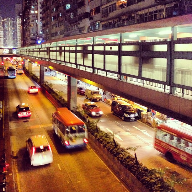 The great #mongkok elevated #walkway in #hongkong