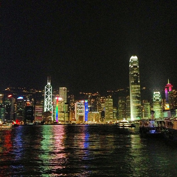 #VictoriaHarbour #hongkong #night