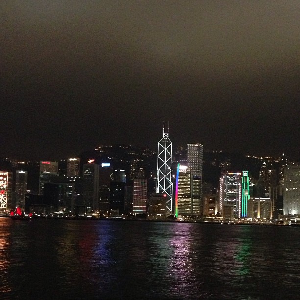 #hongkong #skyline at #night #unfiltered