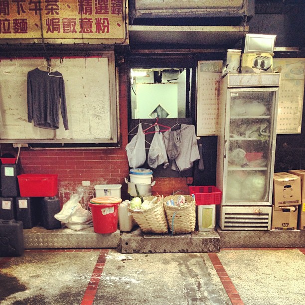 #hongkong still #life - the back door of a #restaurant
