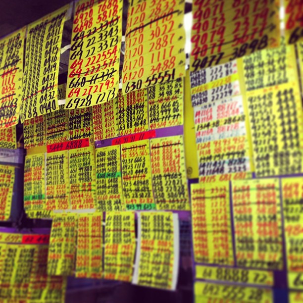 #lucky #mobile #phone #numbers for sale on the #streets of #shamshuipo #hongkong. #hkig