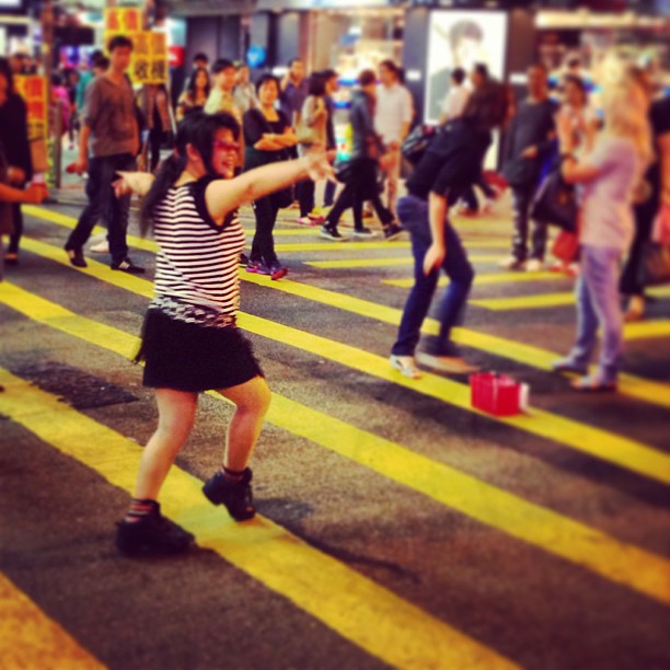 #street #dancing in #mongkok. #hongkong #hkig