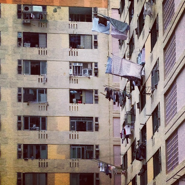 Flying #laundry not #flags. #hongkong #flat #life #hk #hkig