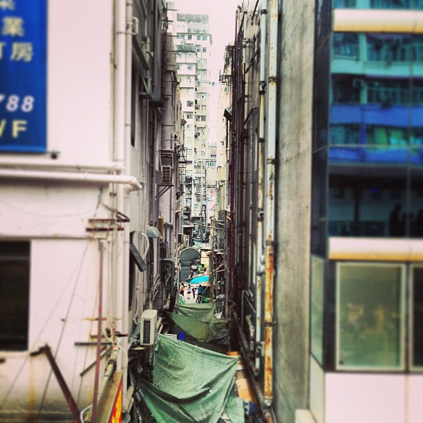 The #alley in between #building. #hk #hongkong #hkig