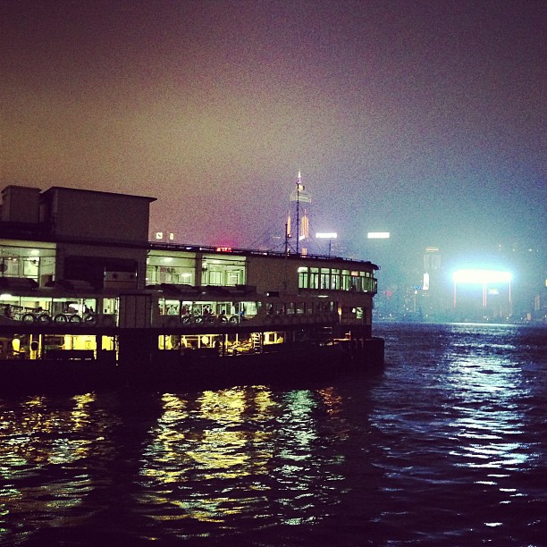 The #star #ferry at #night. #hongkong #hk #hkig