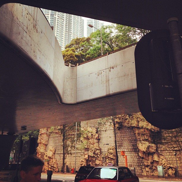 #abstract view from the #under the #flyover. #hongkong #hk #hkig #roads