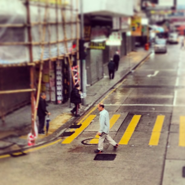 #man crossing #road. #hongkong #hkig