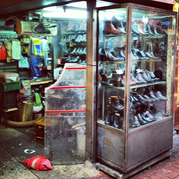 #old style #street corner #mens #shoes #shop. #hk #hongkong #hkig