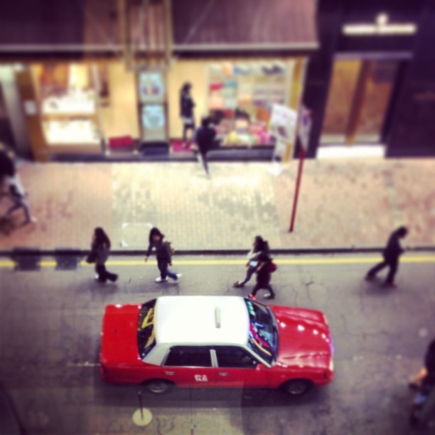 #taxi on the #street. #hongkong #causewaybay #hk #hkig