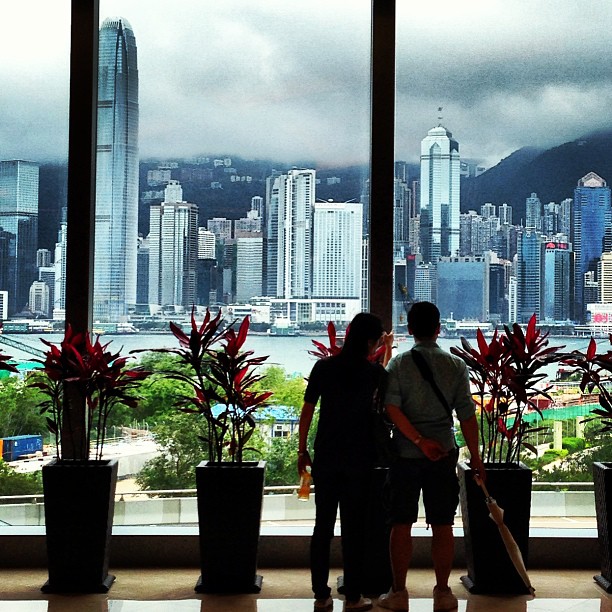 A #couple enjoying the view. #hongkong #hk #hkig