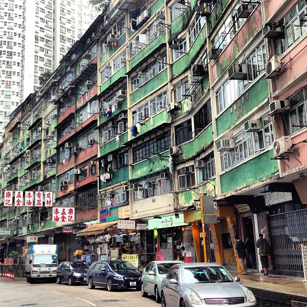 Row of #shophouses in #hongkong. #hk #hkig