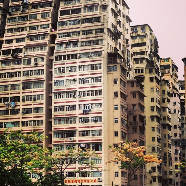 #dense and beige. #buildngs in #hongkong. #hk #hkig