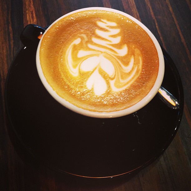#latte at a #hongkong #cafe. #hk #hkig #coffee