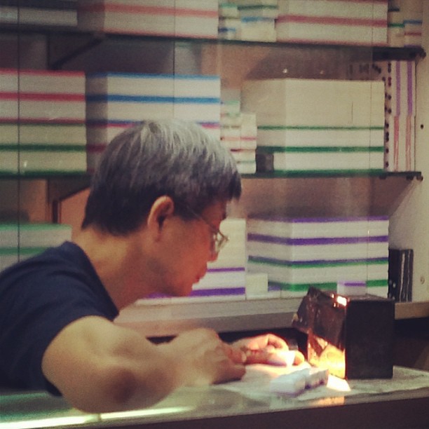 #man #carving #mahjong #tiles. #hongkong #hk #hkig