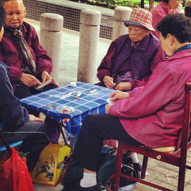 #old #ladies #playing #cards. #hongkong #hk #hkig
