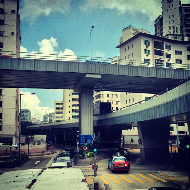 Three layer #junction. #hongkong #roads #hk #hkig