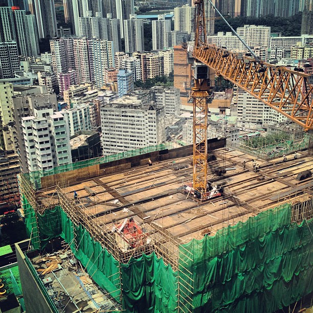 #highrise #construction work in #kwuntong. #hongkong #hk #hkig