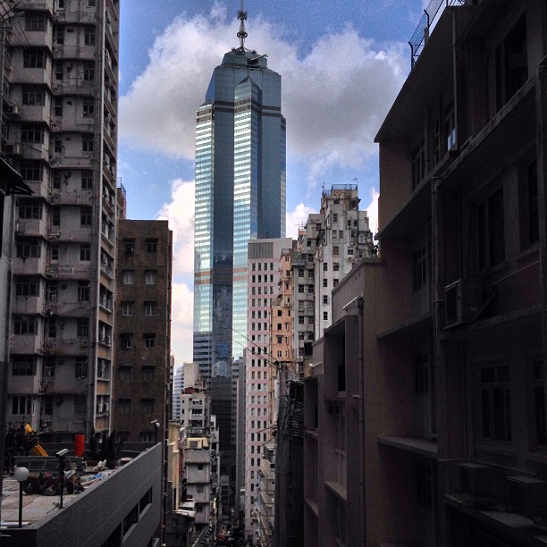 #StandardChartered #tower as viewed from Peel Street. #hongkong #hk #hkig