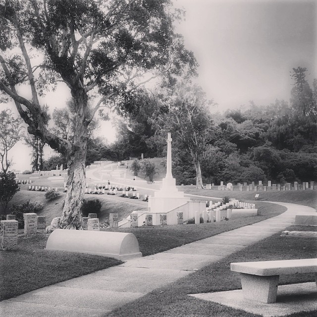 #softfocus #mono - the #serene and well-maintained #Stanley #Military #Cemetery. #hongkong #hk #hkig