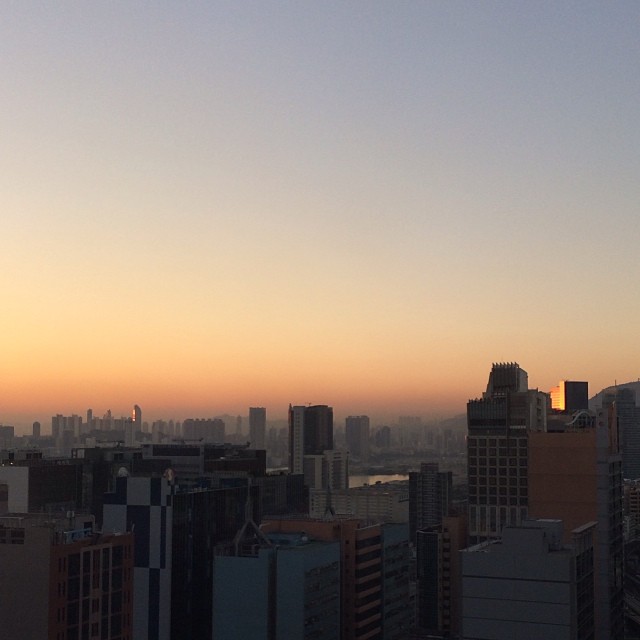 A three-layered sky at #evening. #hongkong #hk #hkig