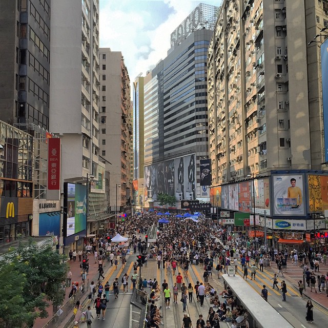 #OccupyHK at #CausewayBay. #HongKong #hk #hkig