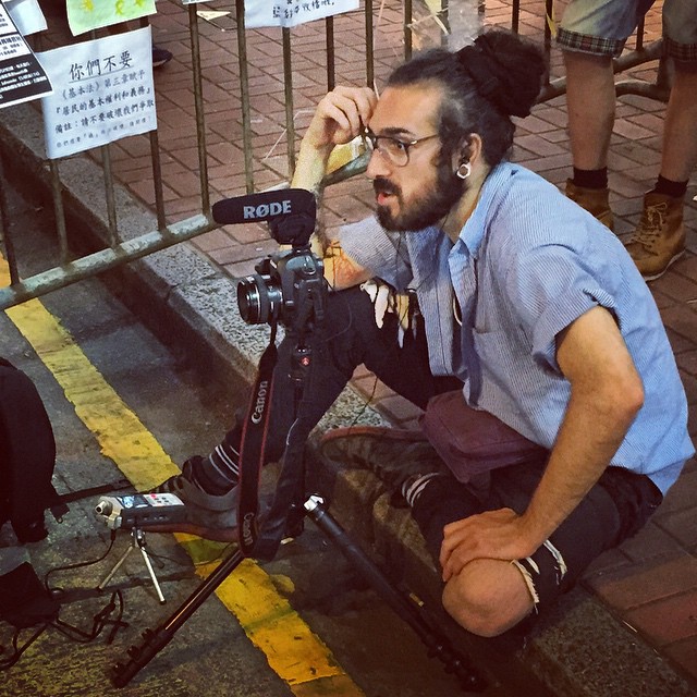 #OccupyHK attracts #documentary #filmmakers from all over. #HongKong #hk #hkig