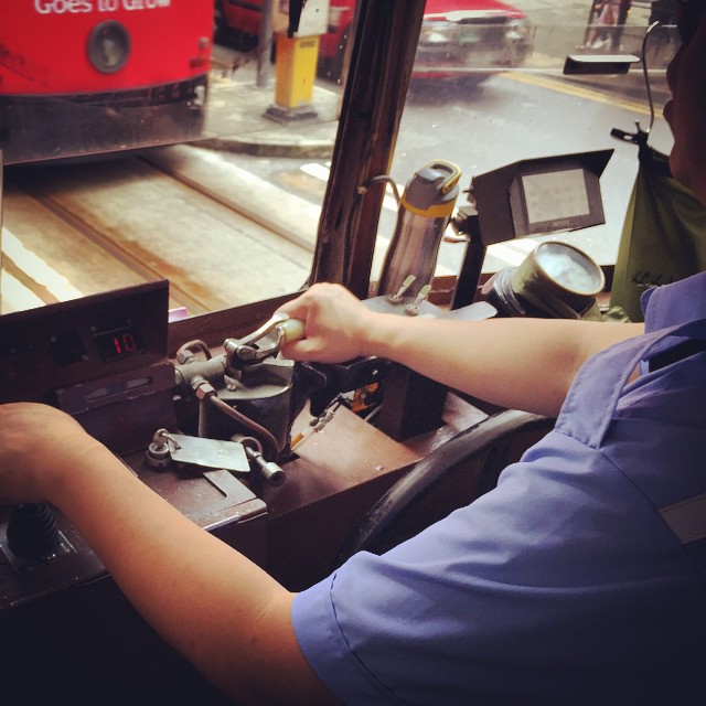 #driving the #tram. #HongKong #hk #hkig