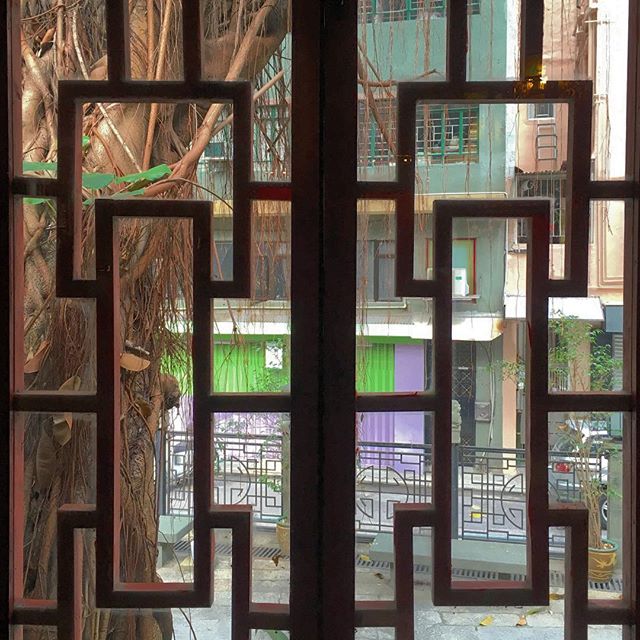 Inside looking out - looking out of an old #window in #PakTaiTemple in #WanChai, #hongkong. #HK #HKIG