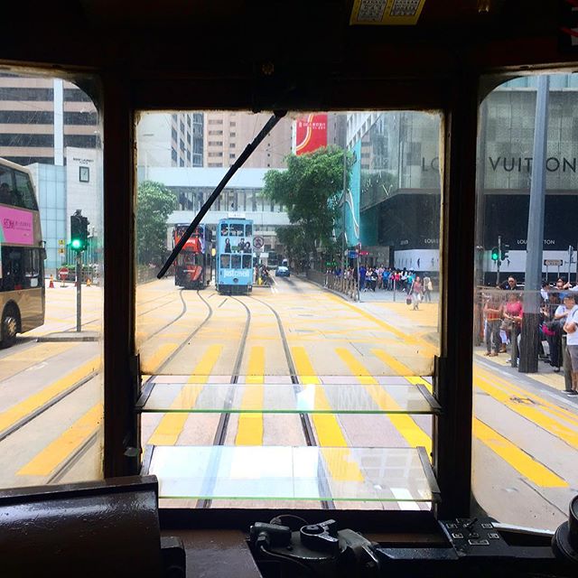 View from a #hongkong #tram. #HK #hkig