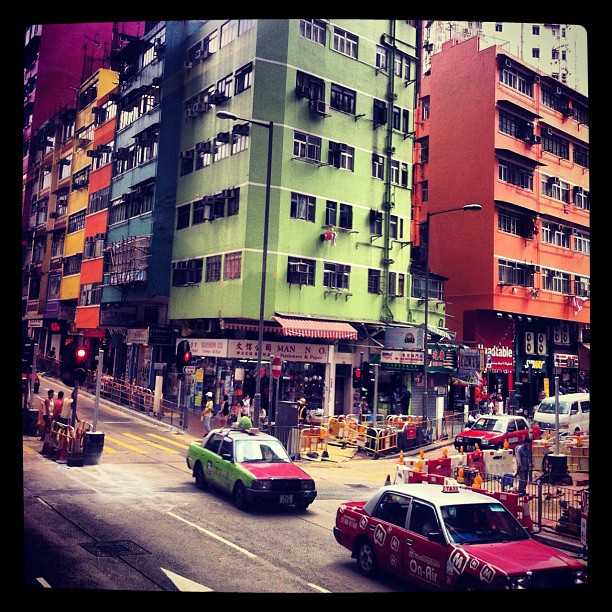 Colorful-buildings.-hongkong - Hong Kong Thru My Eyes