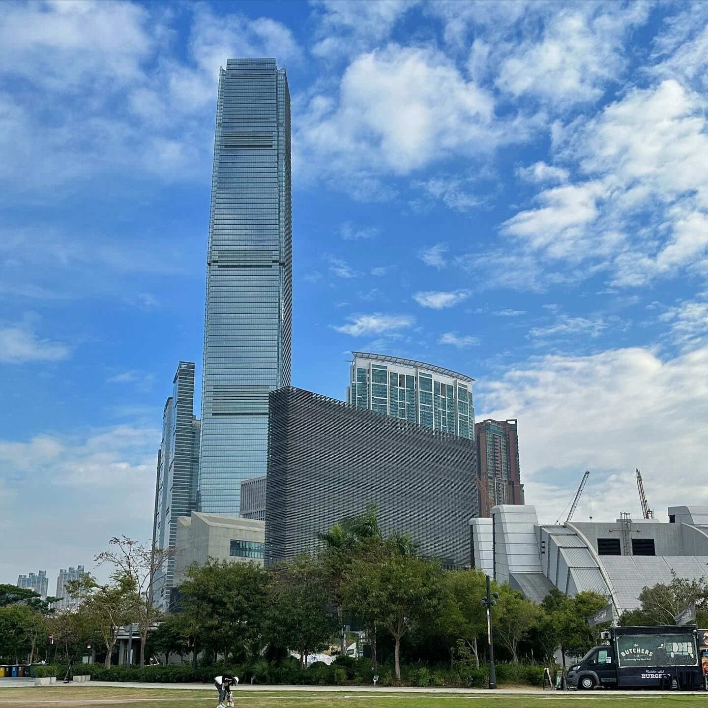 A view of Elements and ICC from the westkowloonwaterfrontpromenade. hk hongkong hkig