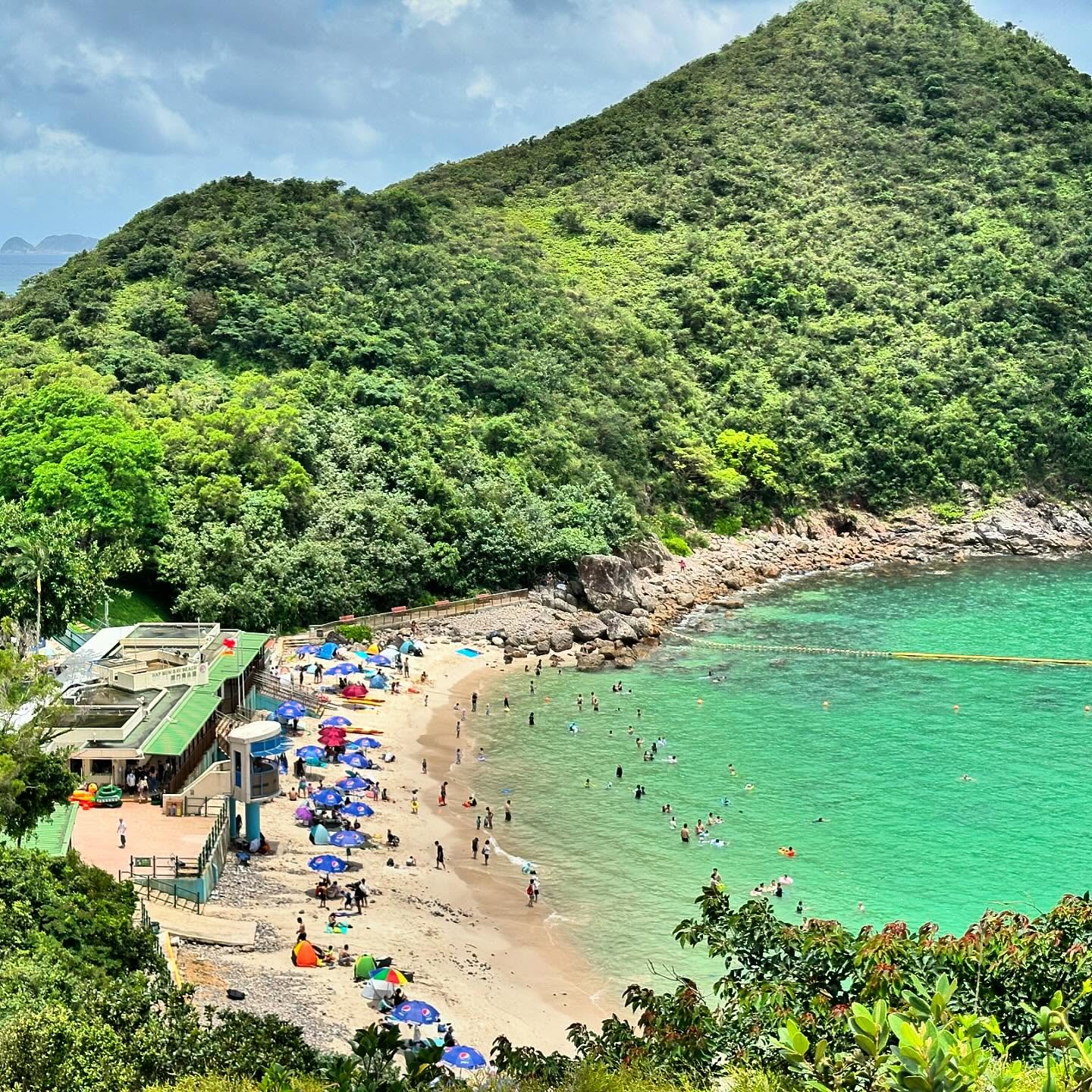 halfmoonbay also known as HapMunBay on SharpIsland in the SaiKung region of HongKong. hk hkig