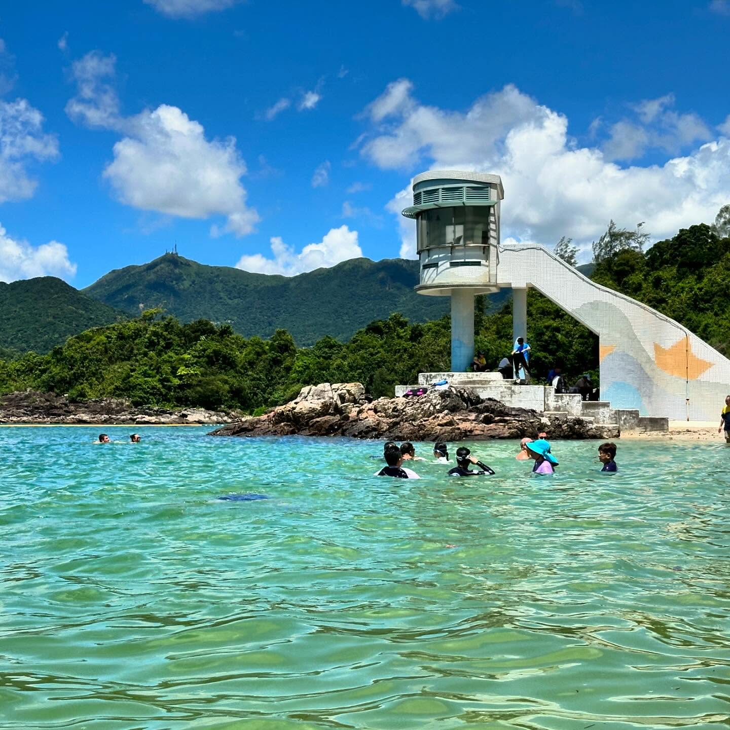 TrioBeach at HebeHaven in the SaiKung region of HongKong is a small, often overlooked beach that can be accessed via a ferry or hike. hk hkig