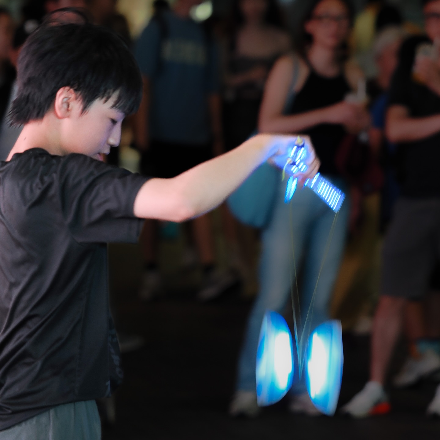 A young busker with a diabolo in Tsim Sha Tsui. hongkong hk hkig busker diabolo tsimshatsui