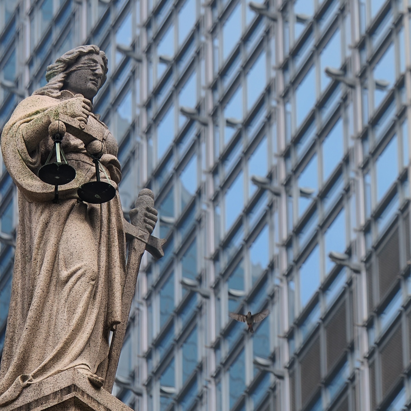 Justice is blind. hongkong hk hkig statuesquare